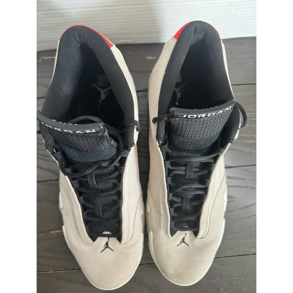 Jordan Air Jordan 14 Retro Desert Sand 2018 Suede Men's Sneakers 487471-021‎